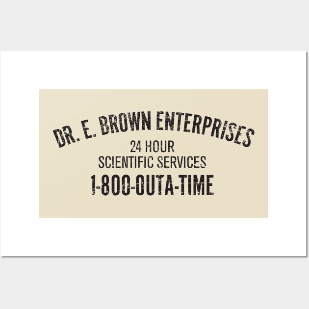 Dr. E. Brown Enterprises Wall Art by MindsparkCreative